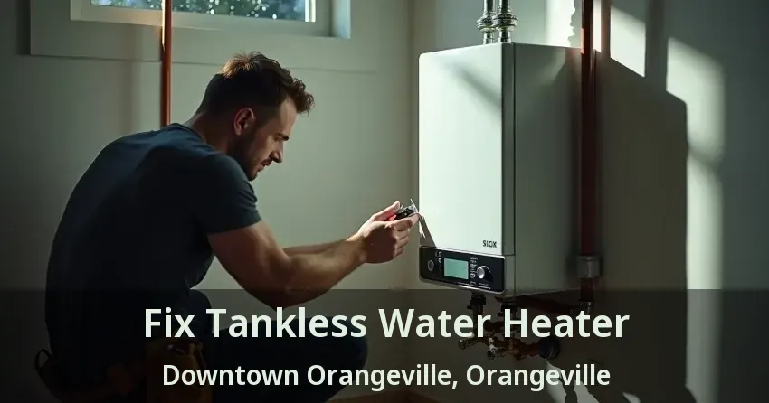 Fix Tankless Water Heater Downtown Orangeville, Orangeville - ON Fix Tankless Water Heater Downtown Orangeville, Orangeville - ON
