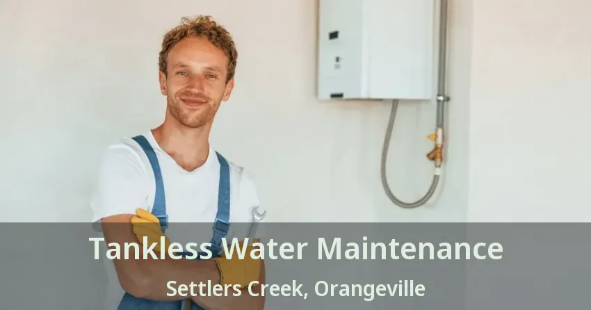 Tankless Water Maintenance Settlers Creek, Orangeville - ON Tankless Water Maintenance Settlers Creek, Orangeville - ON