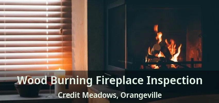Wood Burning Fireplace Inspection Credit Meadows, Orangeville - ON Wood Burning Fireplace Inspection Credit Meadows, Orangeville - ON